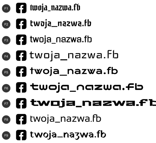 Naklejka Facebook - obrazek 7