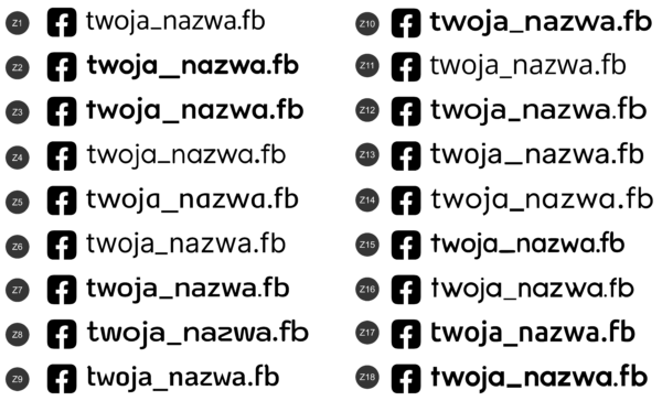 Naklejka Facebook - obrazek 6