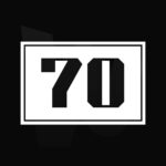 Naklejka Numer boczny