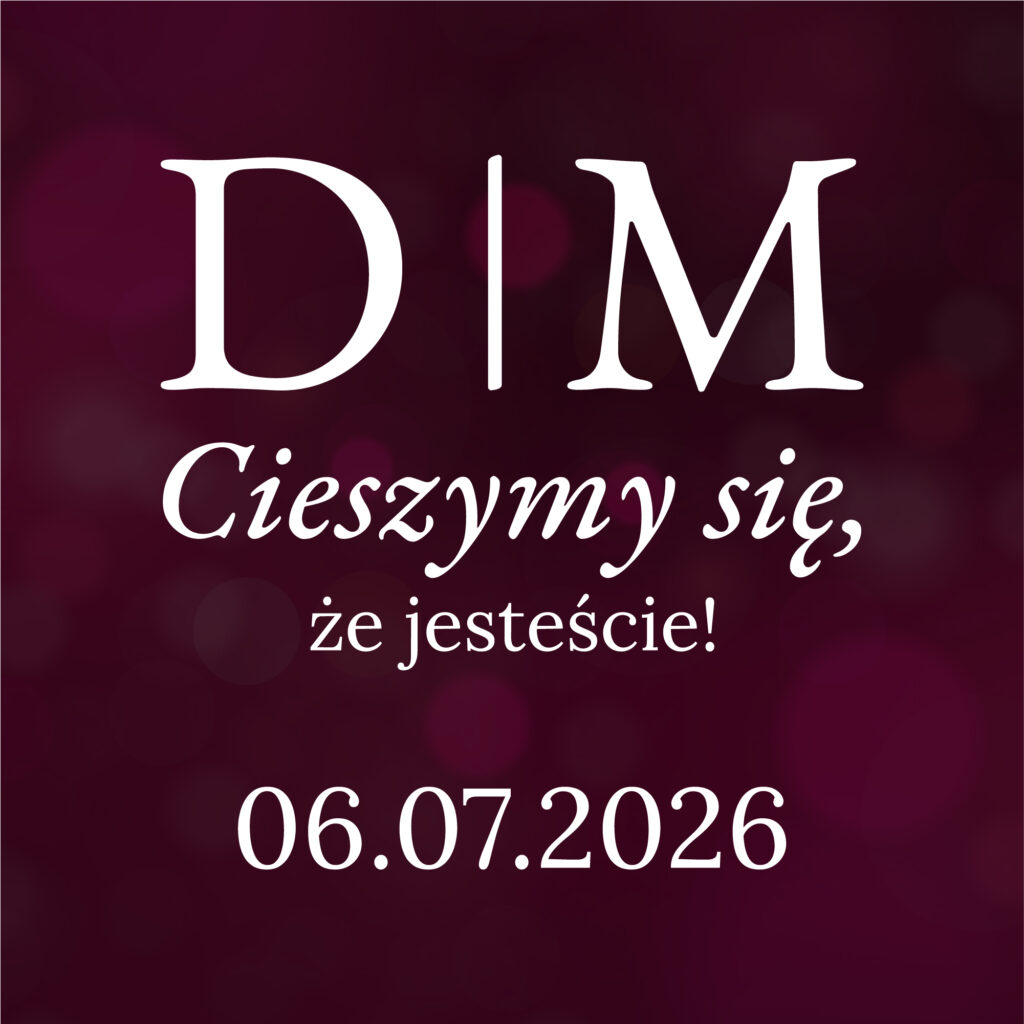 Naklejka ślubna na lustro personalizowana