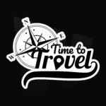 Naklejka Time to travel na kamper, van
