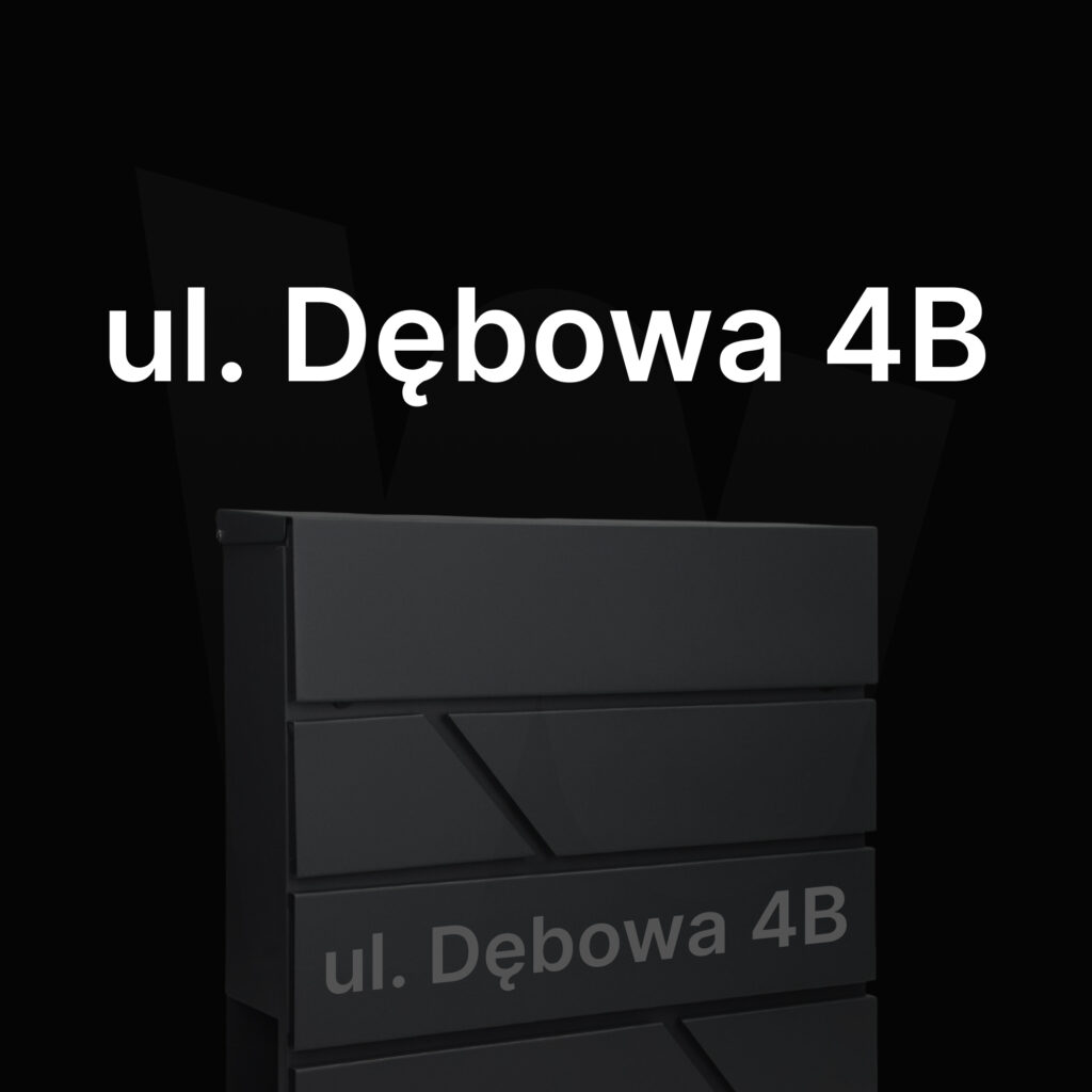 Naklejka Adres na skrzynkę pocztową